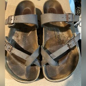 Birkenstock brown  Leather Sandals see all the pics for details